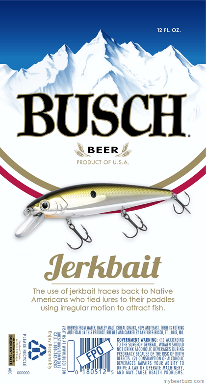 Busch Beer - Jerkbait (Crankbait & Jointed Bait) - mybeerbuzz.com -  Bringing Good Beers & Good People Together