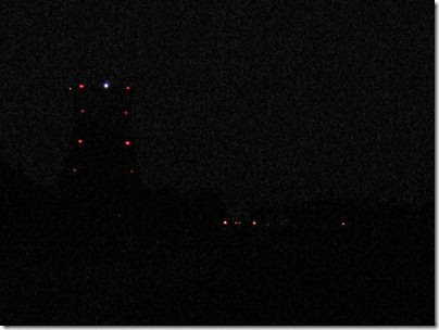 IMG_2061 Trojan Nuclear Power Plant Cooling Tower Lights on May 13, 2006