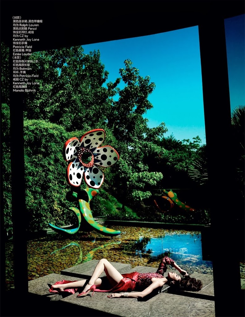 Лю Вэнь в юбилейном выпуске Vogue China (15 фото) | Картинка №8