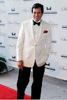 Iván en la red carpet de los Steve Chase Awards.