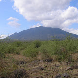 Gunung Baluran from the road leading north (Daniel Quinn, July 2010)
