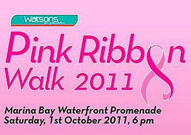 Watsons Pink Ribbon Walk Marina Bay