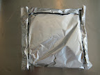 Tightly seal the foil packet so no excess moisture can get in while they steam