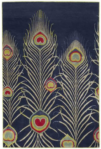 Matthew Williamson, a young British designer known for his bright colors and Bohemian patterns, created this rug for The Rug Company -- another British brand. (therugcompany.info)