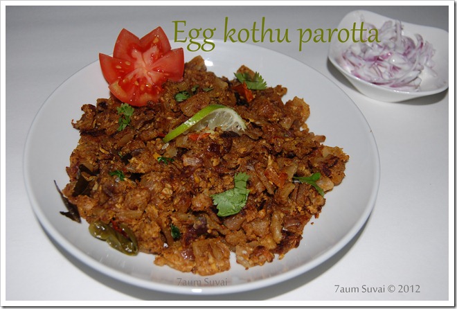 Egg Kothu Parotta / முட்டை பரோட்டா