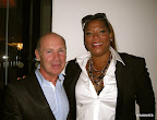 Hannibal Reitano y Queen Latifah. Gentileza: Hannibal Reitano.