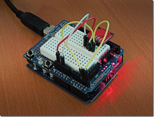 HMC5883L_auf_Breadboard