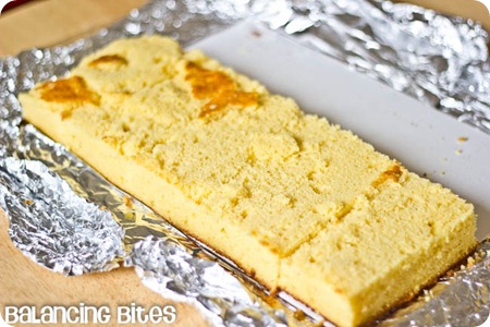 Vanilla Cake Leveled