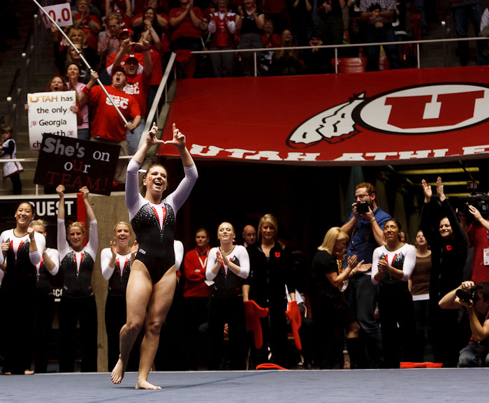 Stephanie McAllister on floor
