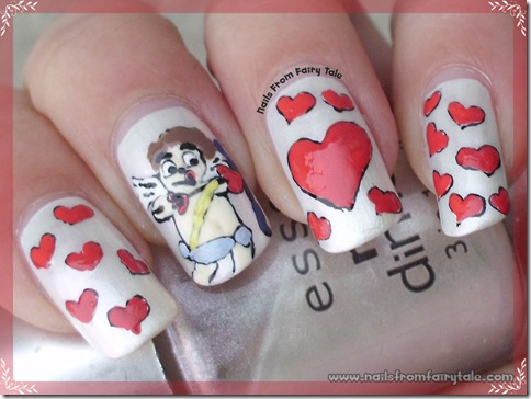 cupid nail art 2