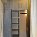 Milk-Painted Built-in Dressing Room