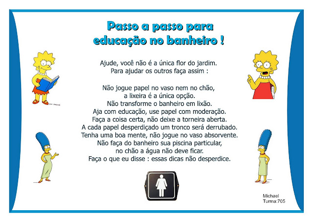 705 Informática Educativa # Cartaz Banheiro Feminino 705 Informática Educativa # Cartaz Banheiro Feminino