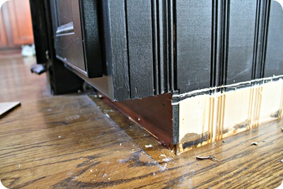 Kitchen Island Kick Plate board and batten kitchen island from thrifty decor chick Kitchen Island Kick Plate board and batten kitchen island from thrifty decor chick