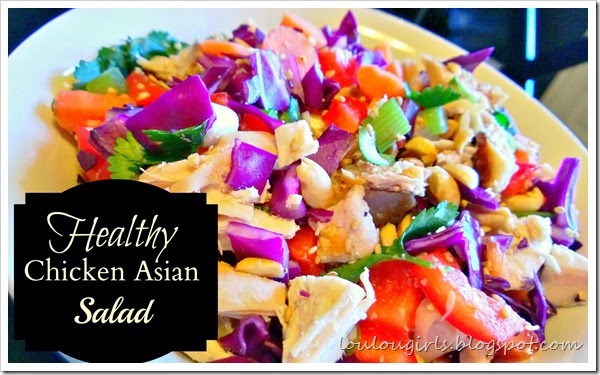 healthy Asian chicken salad