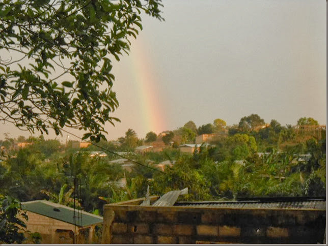 Rainbow at Sidoni's wedding