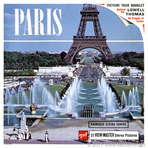 View-Master Paris, France (B177), packet cover