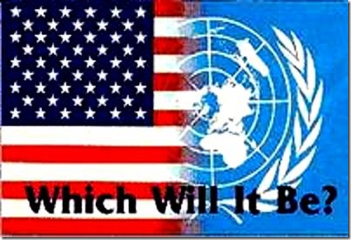 Flags - USA or UN