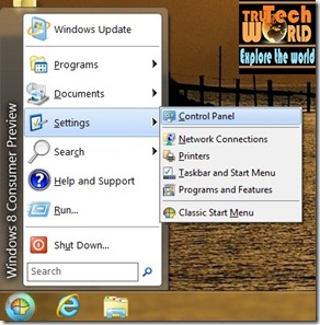 Windows 8 Start Menu Sample 2