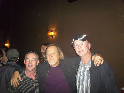 Brad, Stacy Peralta and Brian at the La Paloma Theatre during the Bones Brigade movie in 2012.