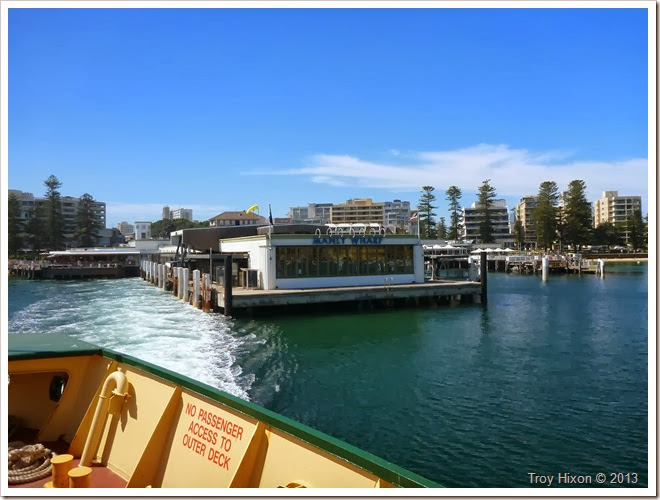 Coming into Manly 