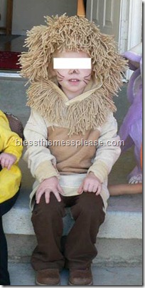 Todo Halloween: Disfraz casero de león para niño, muy fácil