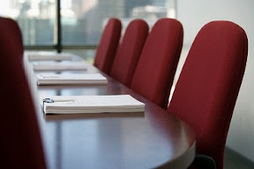 Empty Conference Room --- Image by © Bill Varie/Corbis