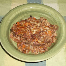 Roasted Eggplant and Lentils