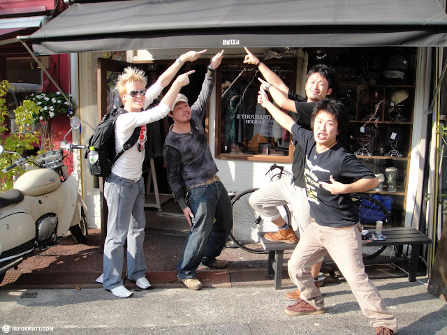 made some friends at the Hutia clothing and art store in Nagoya, Aiti (Aichi) , Japan