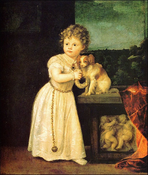 Titien , Portrait de Clarissa Strozzi 1542