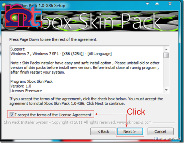 Theme  windows 7 mới nhất 2012 [Xbox360 Skin Pack] | Hướng dẩn cài đặt và gở bỏ theme