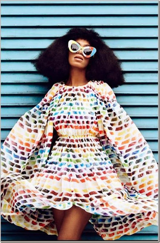 colorful with Solange Knowles