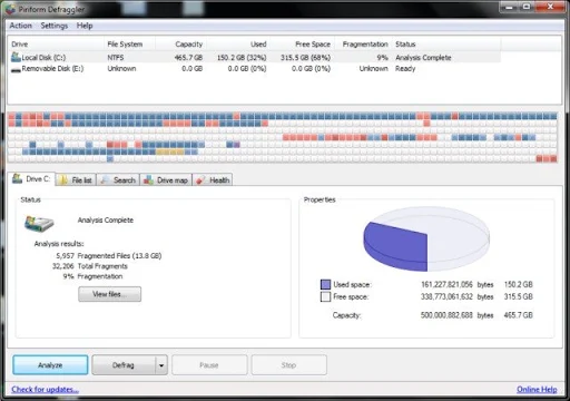 Sirve desfragmentar el disco duro
