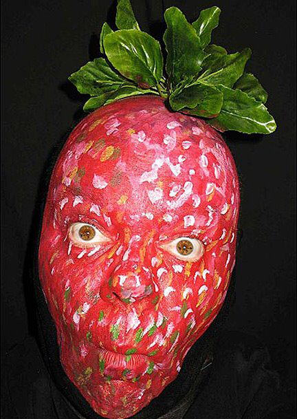 Self-Portraits Face Paintings by James Kuhn