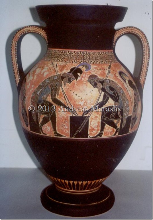 GRECart Attic blackfigure amphora made by Exekias