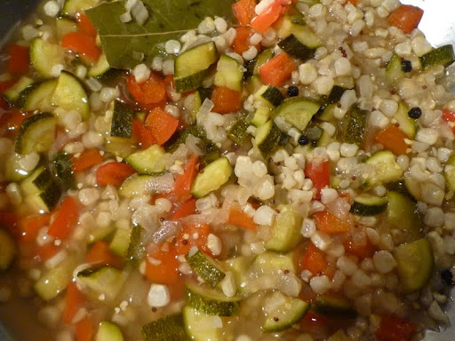 Zucchini and Corn Relish.
