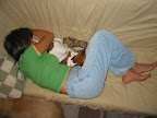 While human sleep cycles seem to be longer than dog ones, both humans and their canine counterparts dream during REM sleep. While human sleep cycles seem to be longer than dog ones, both humans and their canine counterparts dream during REM sleep.