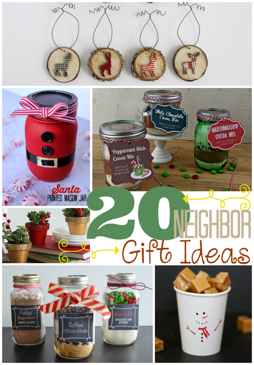 20 Neighbor Gift Ideas at GingerSnapCrafts.com #linkparty #features