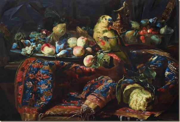 Nature morte au perroquet