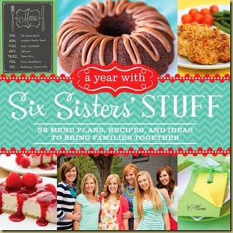 Six Sister Cookbook cover Six Sister Cookbook cover