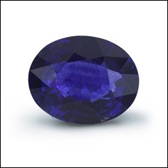 Oval Sapphire Deep Blue