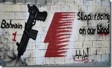 Graffiti anti F1 in Bahrain