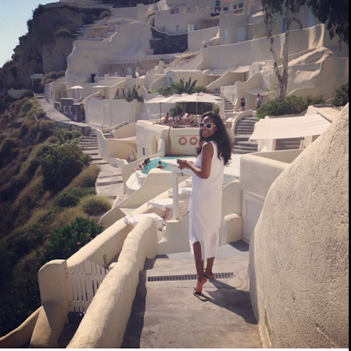 PHOTOS: Sylvia Nduka And Ene Maya's Vacation in Santorini Greece 19