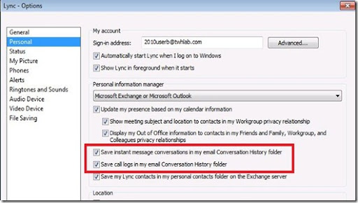 skype for business save conversation history outlook skype for business save conversation history outlook
