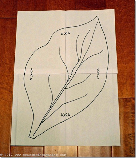 Fall Leaf Template