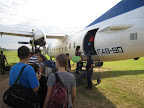 And off we go on our TAM flight to La Paz. What a shweet time in the jungle!