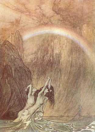 As The Gods Enter Asgard, Asatru Gods And Heroes