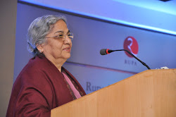 Mrs Gursharan Kaur speaking on the occasion