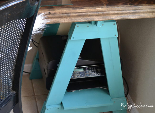 Sawhorse Craft Desk by Poofy Cheeks
