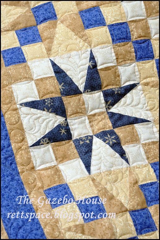 Indigo Satrs quilt 005