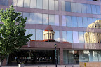 Notice how the entire building is reflective, not just the windows.